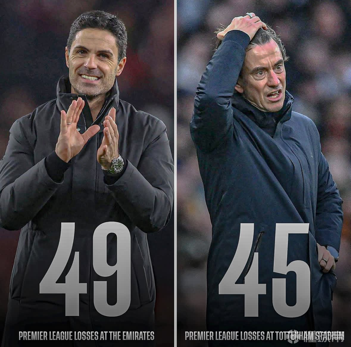 北伦敦最强堡垒！阿森纳在酋长球场输掉过49场英超